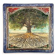 art_in_clay_limited_edition_handmade_tree_of_life_ceramic_plaque_wall_hanging_with_24k_gold1