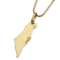 jj-08_14k_yellow_gold_land_of_israel_pendant_necklace