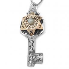 silver_and_gold_uriel_key_necklace